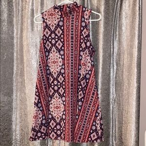 Joe Boxer Printed High-neck Dress
